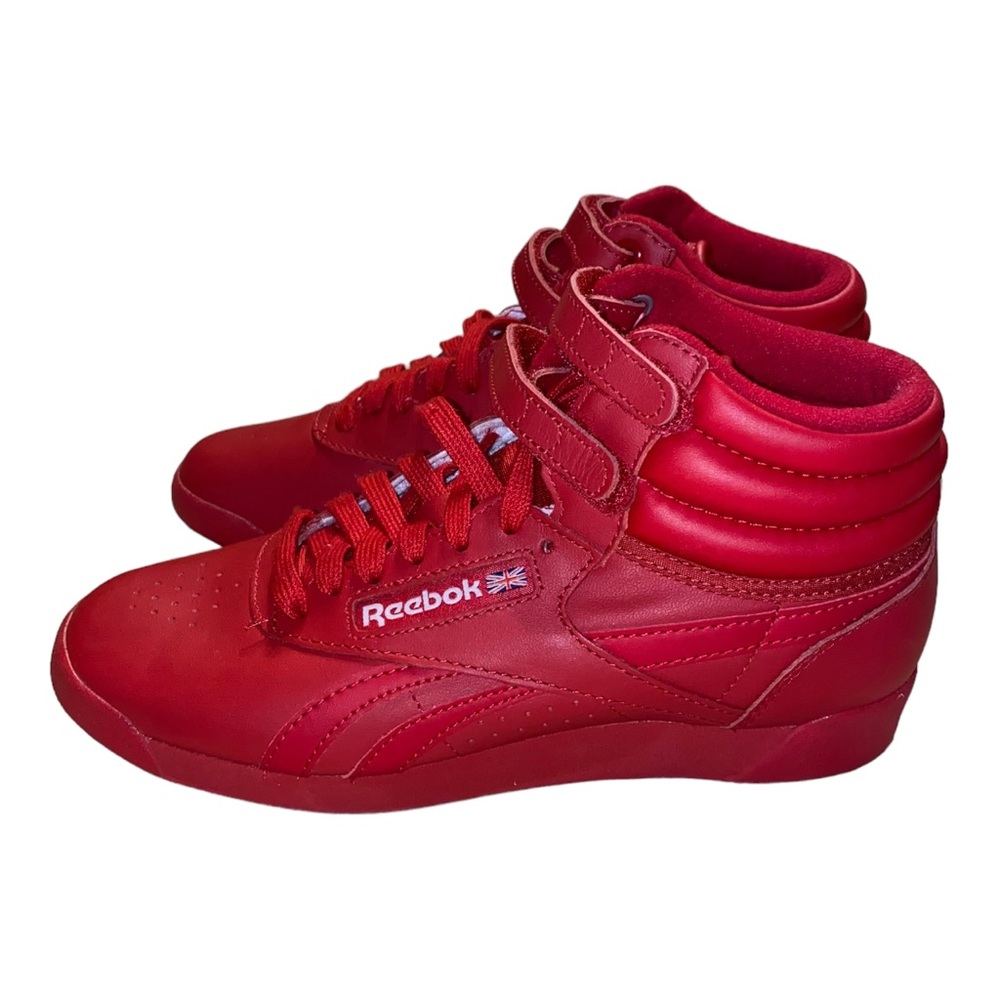 NEW Reebok Red Freestyle Hi size 6.5